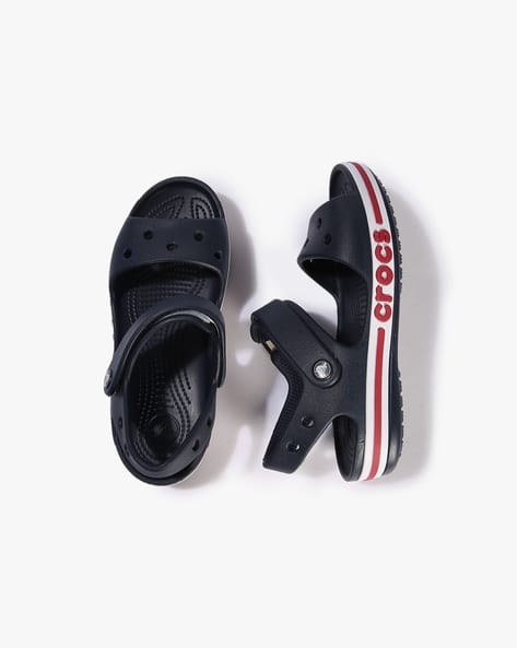 Buy Navy Blue Pepper Sandals for Boys by CROCS Online