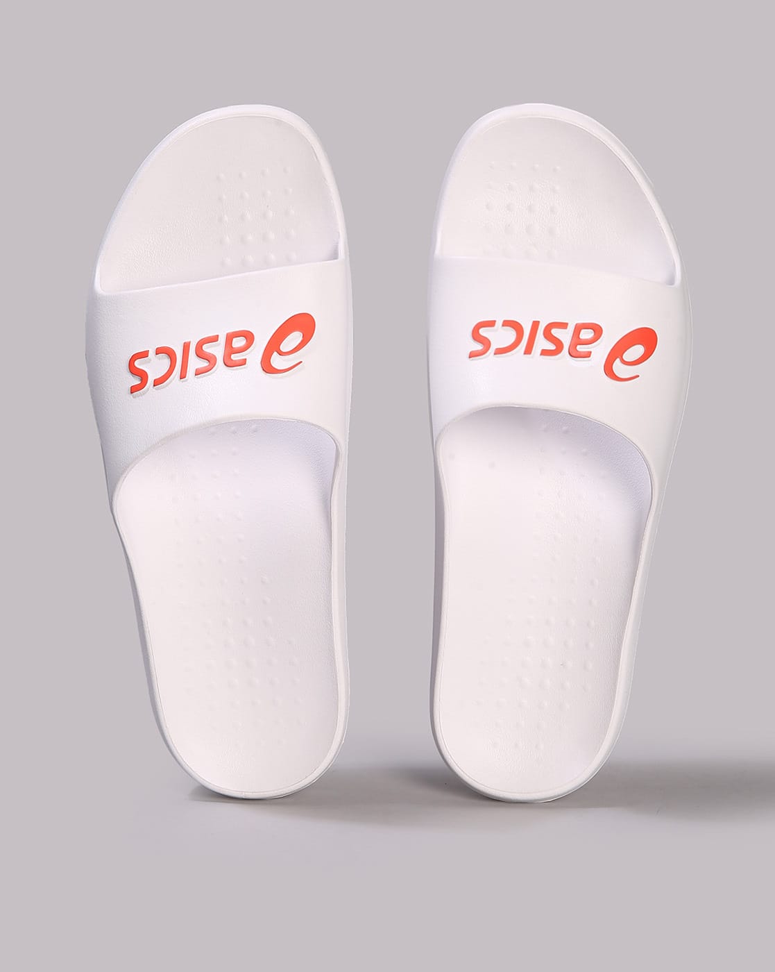 asics slippers white