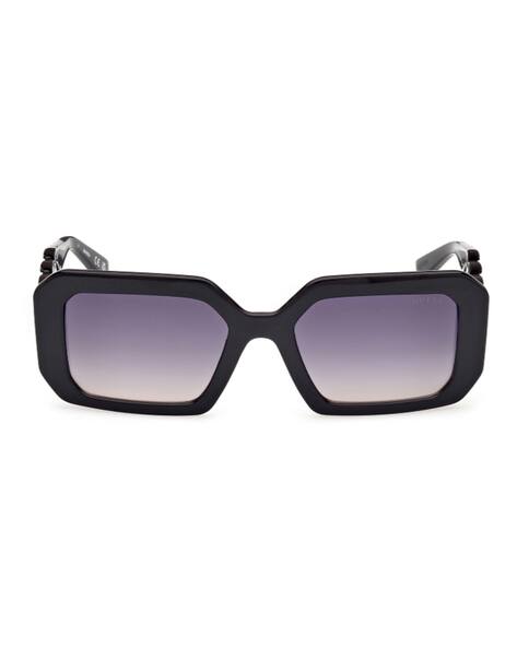 Women Full-Rim Rectangular Sunglasses-GUS001105401BSG