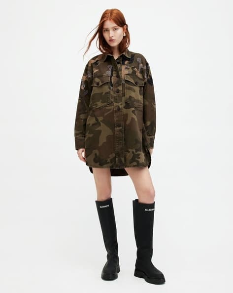 Buy Khaki Green Dresses for Women by ALL SAINTS Online