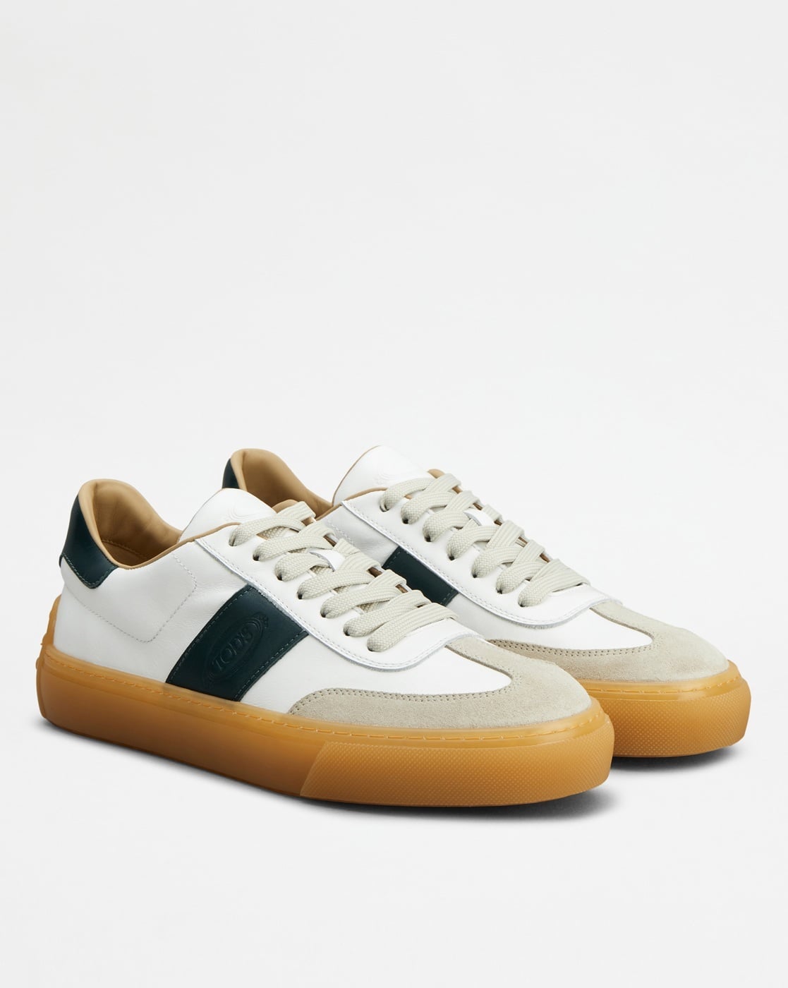 Buy Tod's 03e Allacciata Leather Sneakers | White Color Men Buy Tod's 03e Allacciata Leather Sneakers | White Color Men