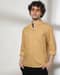 Men Micro Print Slim Fit Shirt