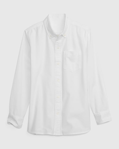 Button down shirt gap best sale