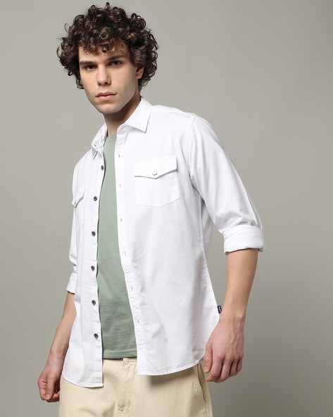 Pepe Jeans Men Regular Fit Shirt