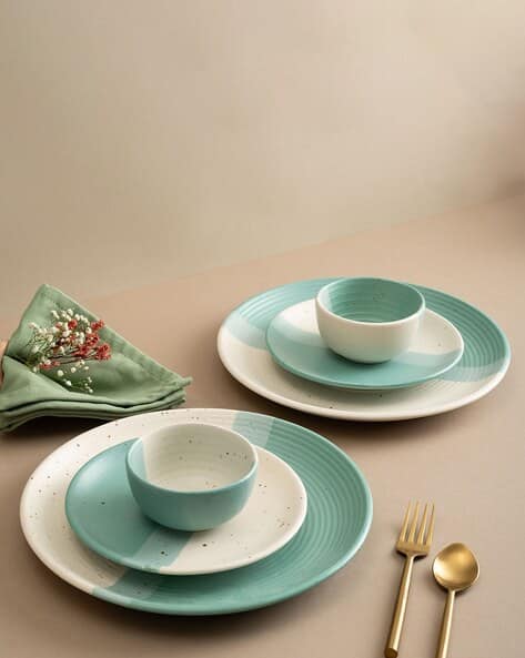 Buy Turquoise Dinnerware for Home Kitchen by Urban Space Online