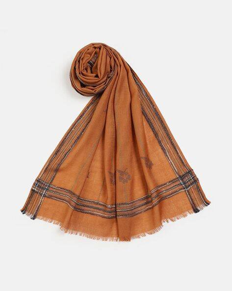 Buy Rust Brown Stoles Scarves for Women by Shingora Online