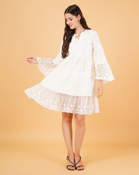 Buy White Dresses for Women by 9 IMPRESSION Online Ajio