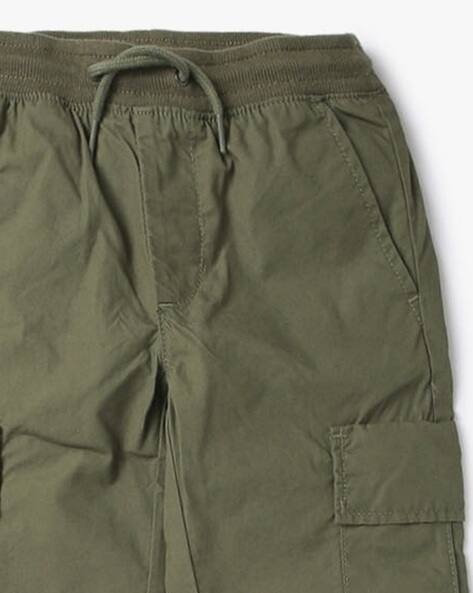 mame ☆Cotton Nylon Tucked Cargo Trousers Cotton Cargo Pants with