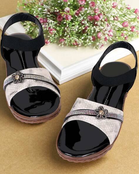 Girls Embellished Slip-On Sandals