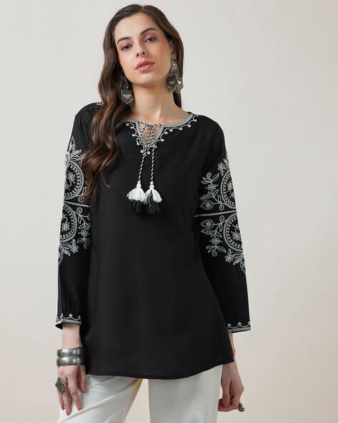 Buy Black Kurtis Tunics for Women by SOCH Online