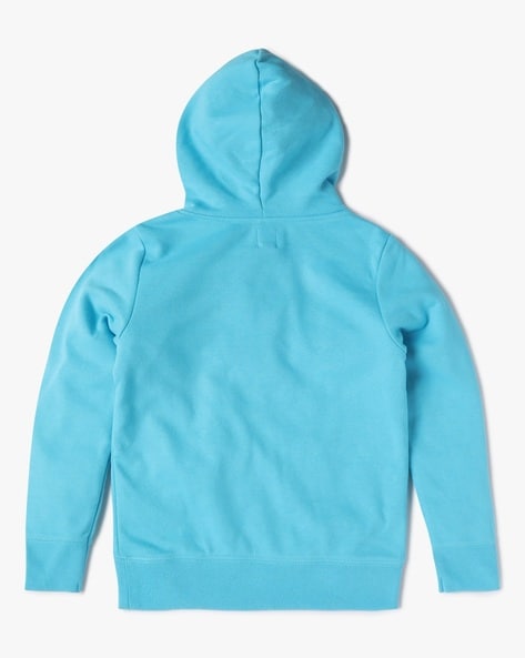 Girls aqua hoodie on sale