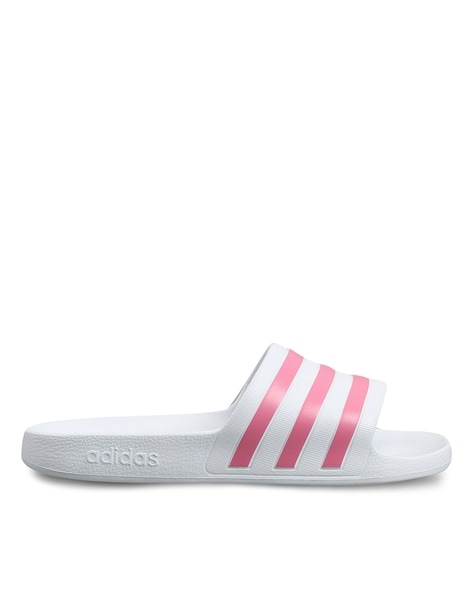 Adidas Women Striped Adilette Slides