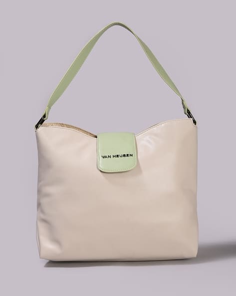 VAN HEUSEN Women Hobo Bag with Metal Logo