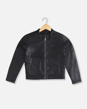 allen solly Boys Regular Fit Jacket with Full Sleeves-picture-46