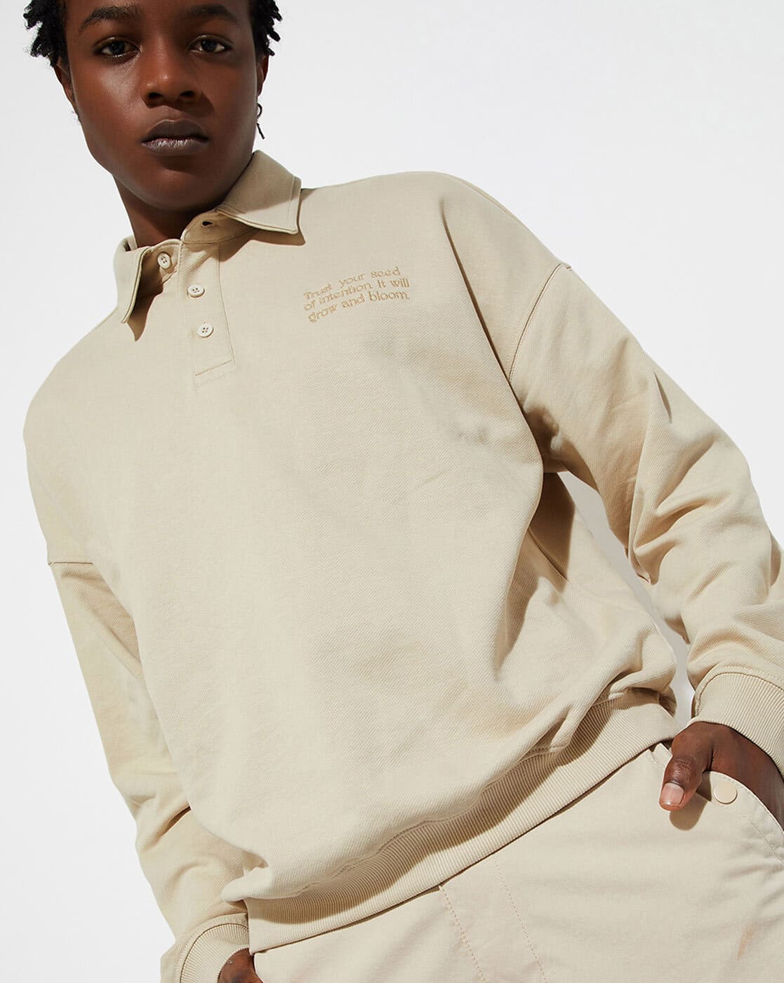 トップス MASU CLOVER PILE SWEAT SHIRT MASU CLOVER PILE SWEAT SHIRT