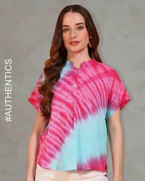 Tie & Dye Relaxed Fit Top-image-11