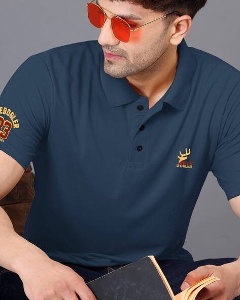 EYEBOGLER Short-Sleeve Polo T-Shirt