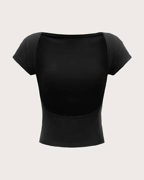 LA CHIC PICK Women Regular Fit Backless Batwing Top