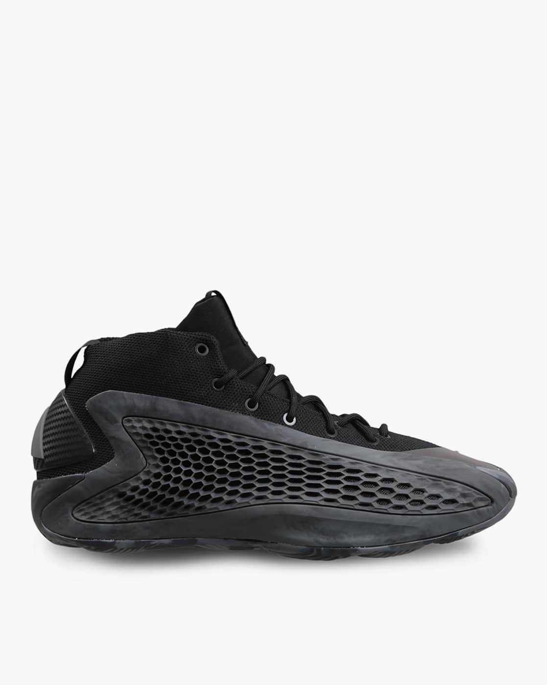 Buy ADIDAS A.E. 1 Mid-Top Lace-Up Sneakers | Black Color Men 