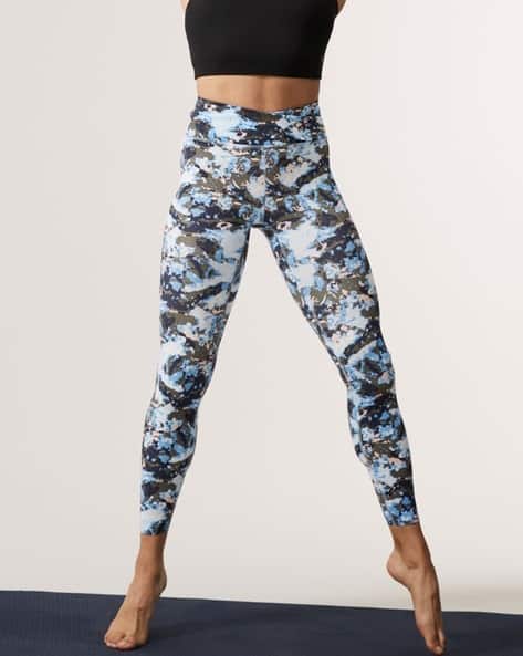 Go Balance Printed Wrap Waist Yoga Leggings