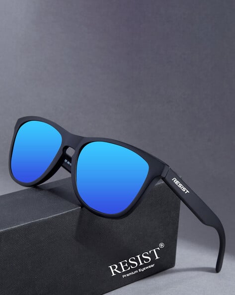 Resist Eyewear RAZE-AQUA-R1 Men Wayfarer Sunglasses