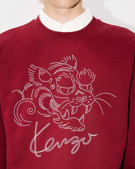 Buy Maroon Sweatshirt & Hoodies for Men by KENZO Online | Ajio.com