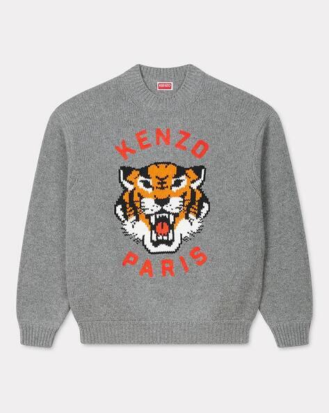 Tiger Crest Kenzo Grey Tiger Jumper Buy KENZO Rws Lucky Tiger