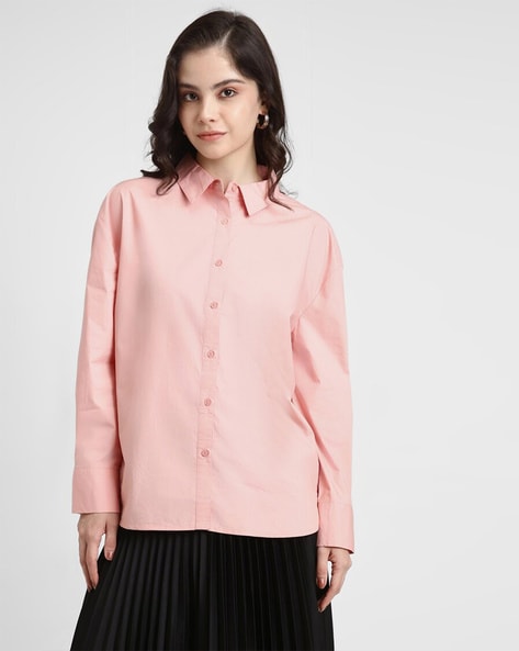 Buy Peach Shirts for Women by Forever 21 Online Ajio