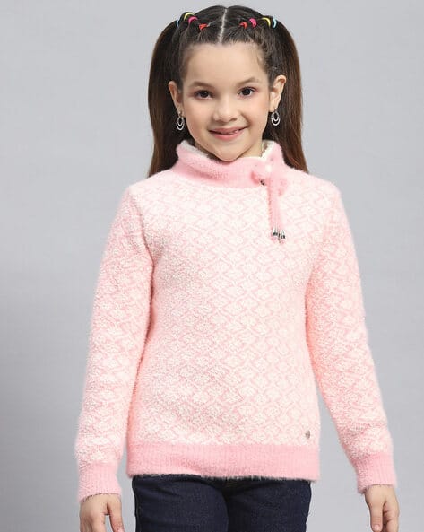 Buy Pink Sweaters Cardigans for Girls by Monte Carlo Online