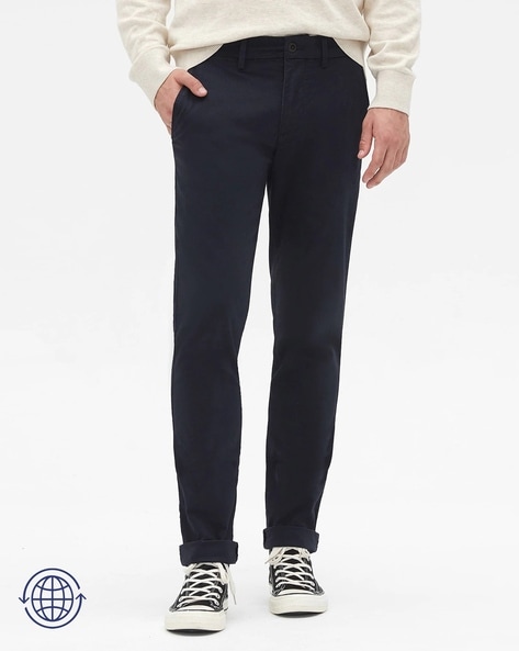 Buy Navy Blue Trousers Pants for Men by GAP Online Ajio