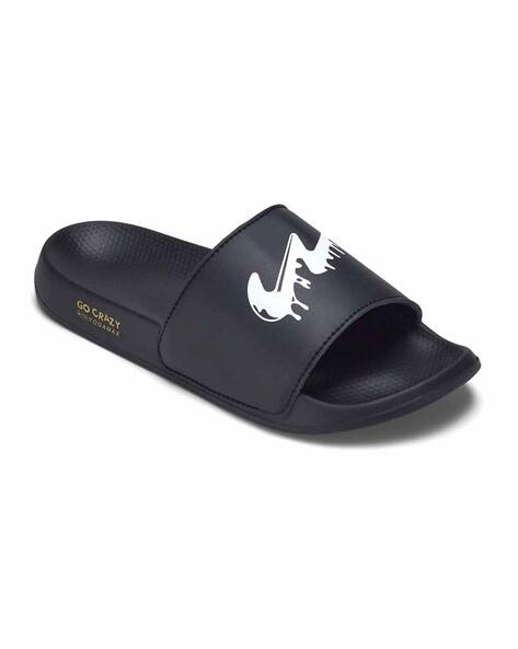 Men Graphic Print Slides