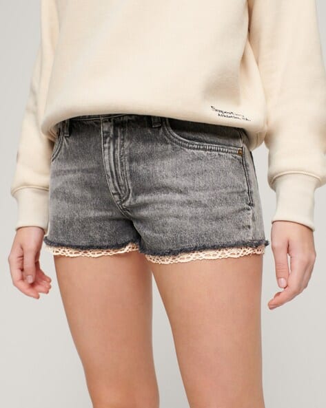 Buy Grey Shorts for Women by SUPERDRY Online