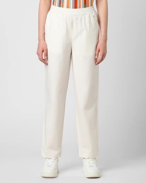 VAN HEUSEN Women Relaxed Fit Pleated Pants