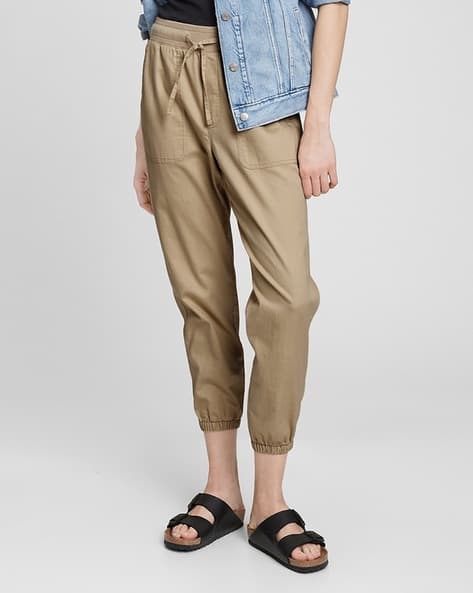 Buy Khaki Track Pants for Women by GAP Online