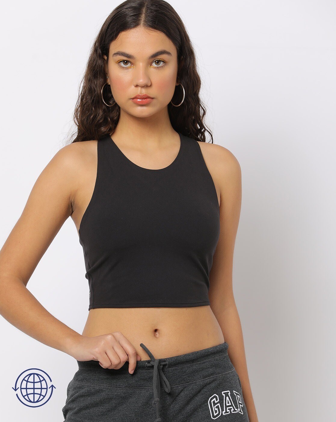 Solid Powermove Long-Line Sports Bra