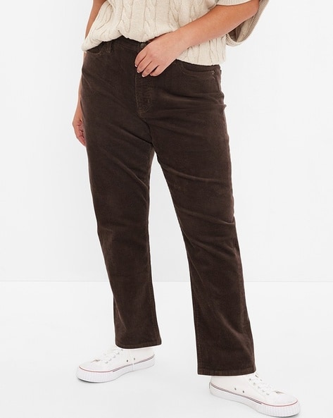 Buy Brown Trousers Pants for Women by GAP Online Ajio