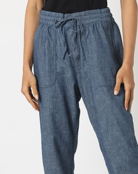 Gap chambray joggers online