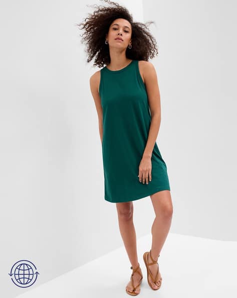Buy Teal Green Dresses for Women by GAP Online | Ajio.com