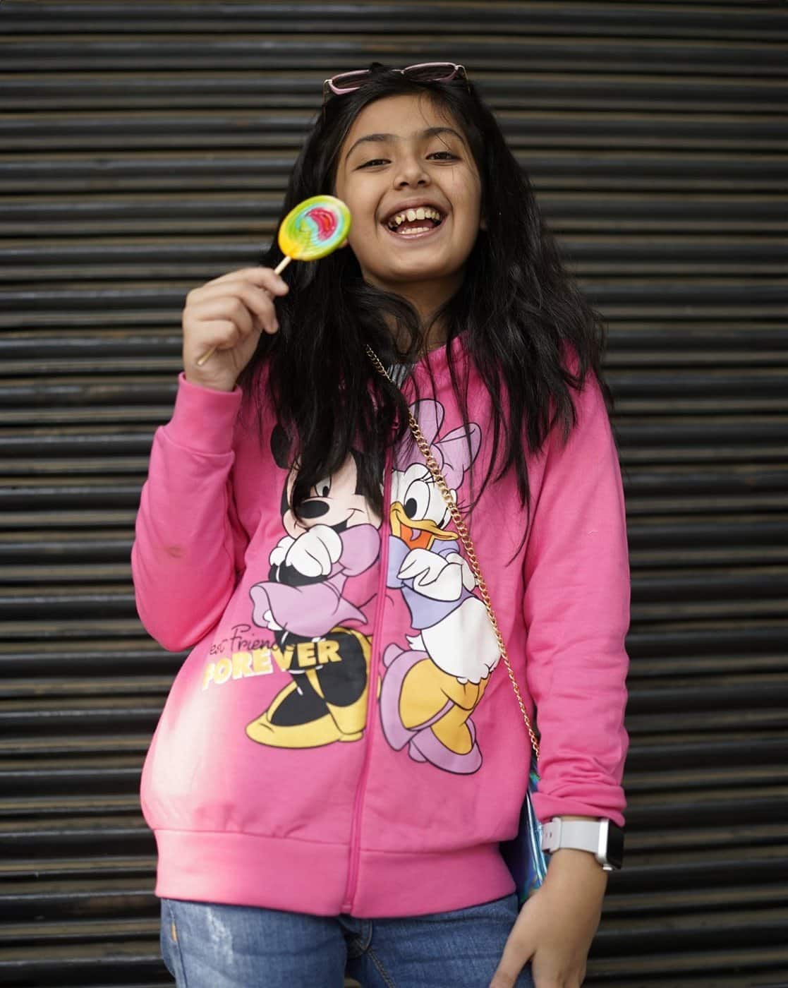 Buy Pink Sweatshirts Hoodie for Girls by Nap Chief Online