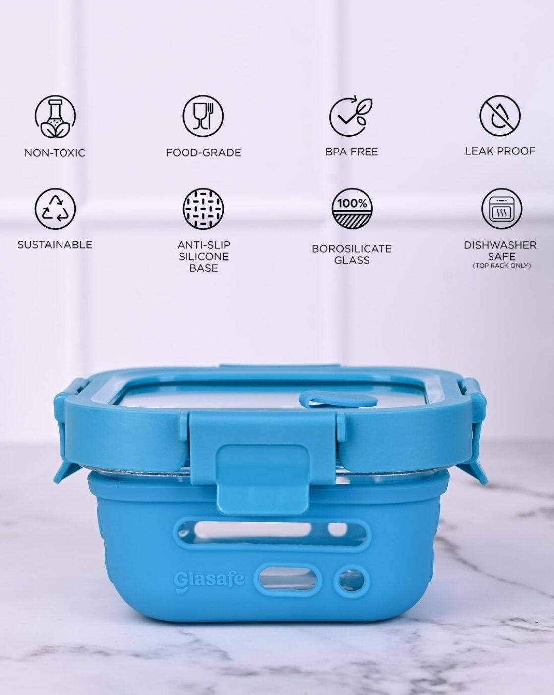 Buy Blue Kitchen Organisers for Home Kitchen by GLASAFE Online