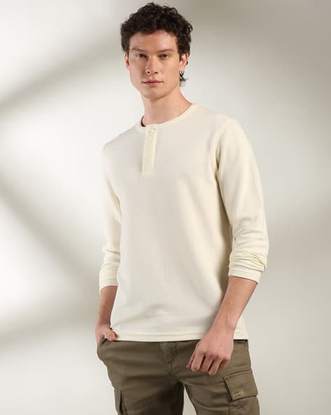 Buy Ecru White Tshirts for Men by JOHN PLAYERS JEANS Online | Ajio.com