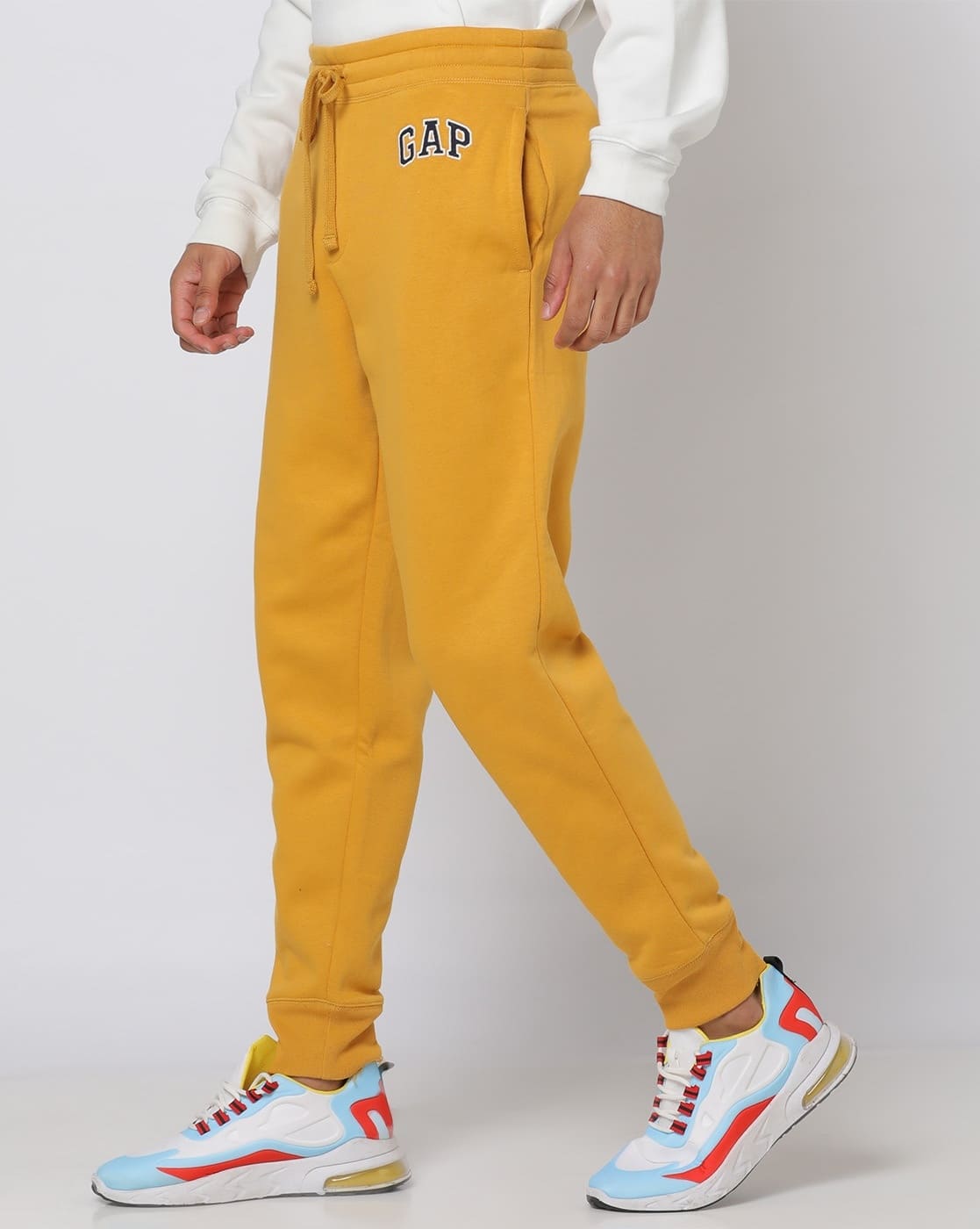 Buy Yellow Track Pants for Men by GAP Online - Main Image