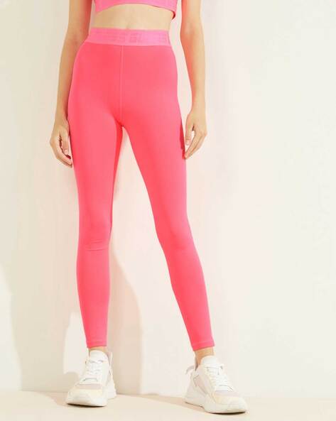 GUESS High-Rise Ankle-Length Sports Leggings