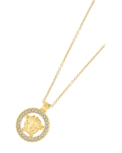 Buy VERSACE Medusa 95 Pendant Necklace | Gold Color Women | AJIO LUXE