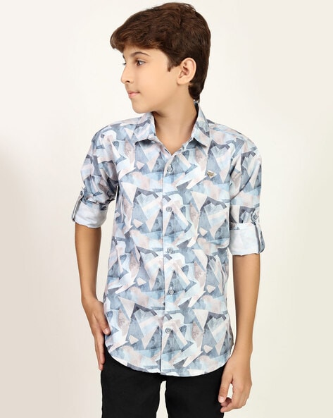 Buy Blue Shirts for Boys by BEARSOUL Online Ajio