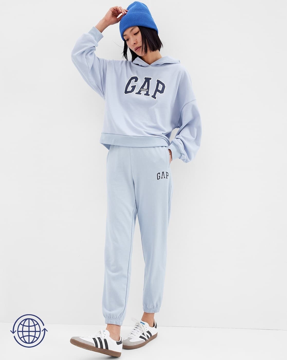 Joggers with Placement Brand Print