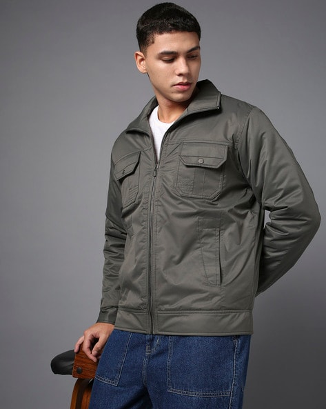 Price History of Fort Collins Men Regular Fit Zip Front Jacket from Ajio 2191 3989119