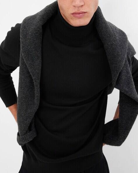 Turtleneck Woolen Pullover - Main Image
