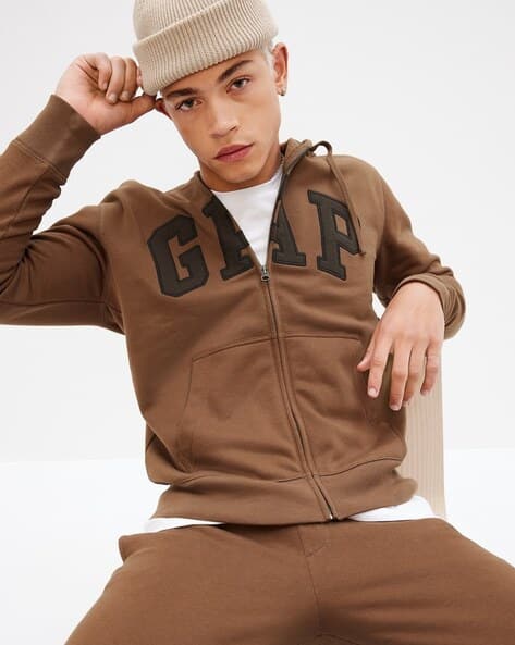 Buy Brown Sweatshirt Hoodies for Men by GAP Online - Main Image