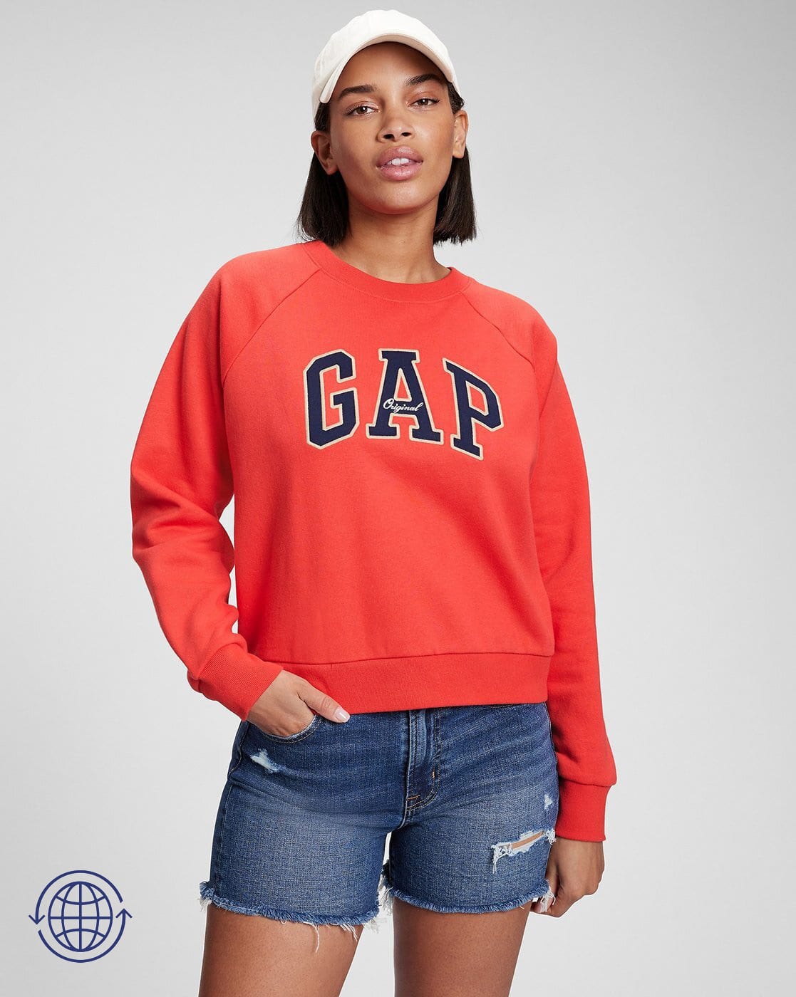 Vintage Logo Print Sweatshirt